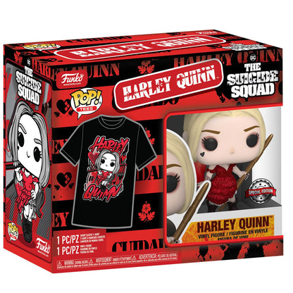 Set figura POP & Tee DC Comics Escuadron Suicida Harley Quinn - imagen 2