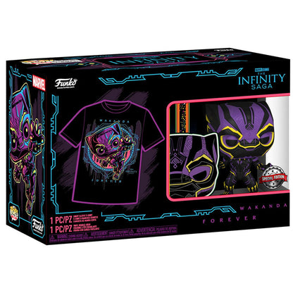 Set figura POP & Tee Marvel Wakanda Forever Black Panther Exclusive - imagen 5