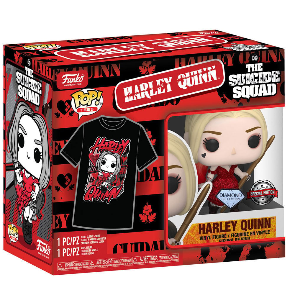 Set figura POP & Tee DC Comics Harley Quinn XL - imagen 2