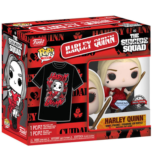 Set figura POP & Tee DC Comics Harley Quinn XL - imagen 2