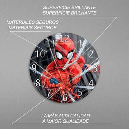 Reloj pared Spiderman Marvel - imagen 4