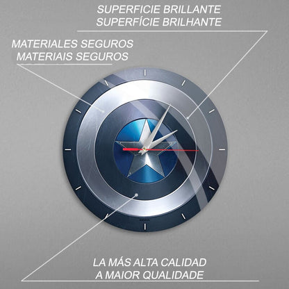 Reloj pared Capitan America Marvel - imagen 4