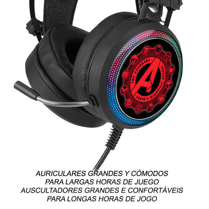 Auriculares gaming Vengadores Avengers Marvel - imagen 5