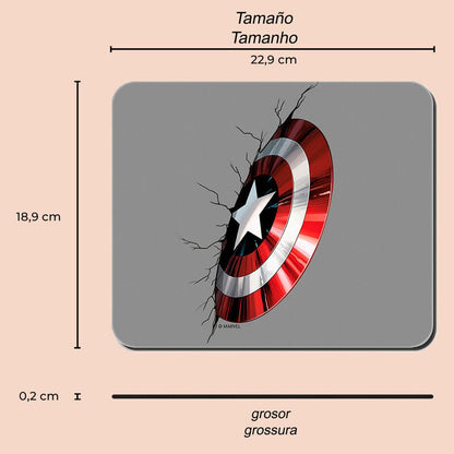 Alfombrilla raton Capitan America Marvel - imagen 5