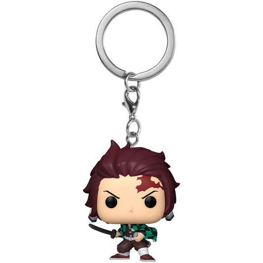 Llavero Pocket POP Demon Slayer Kimetsu no Yaiba Tanjiro Kamado - imagen 2