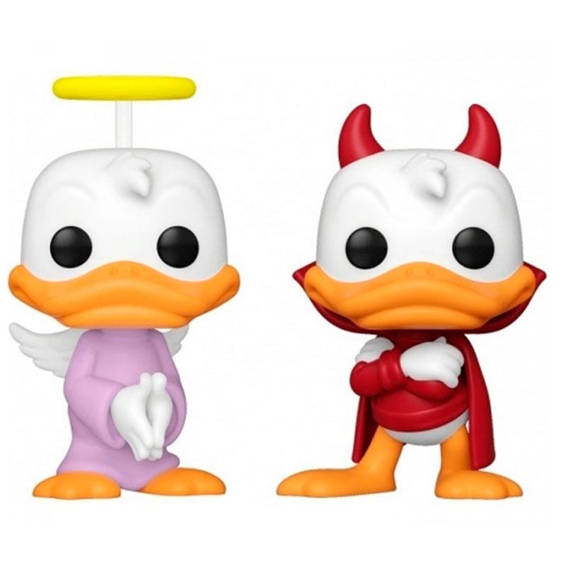 Blister 2 Figuras POP Disney Donald Duck - Donald Angel & Devil Exclusive - imagen 2