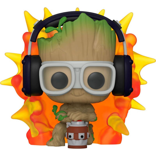 Figura POP Marvel I am Groot - Groot with Detonator - imagen 2