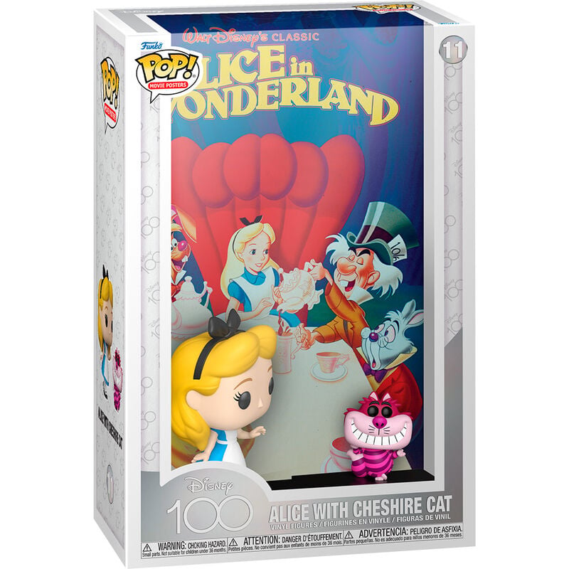 Figura POP Movie Poster Disney 100th Anniversary Alicia en el Pais de las
