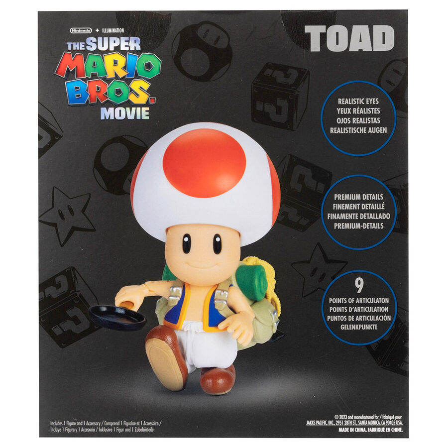 Figura Toad Super Mario Bros 13cm