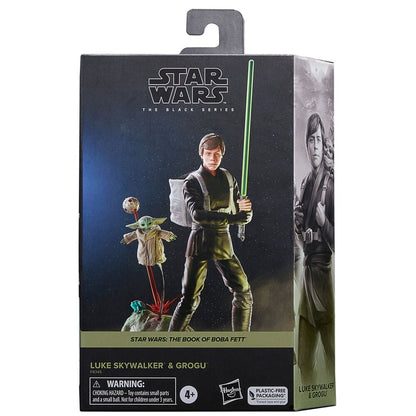 Figura Luke Skywalker & Grogu El Libro de Boba Fett Star Wars 15cm - imagen 3