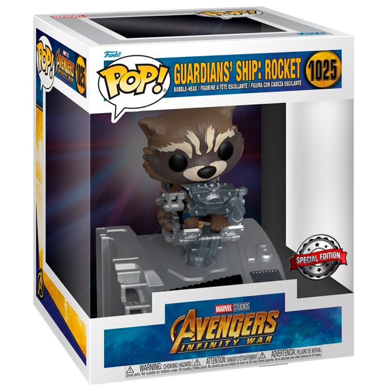 Figura POP Deluxe Marvel Guardianes de la Galaxia Guardians Ship Rocket