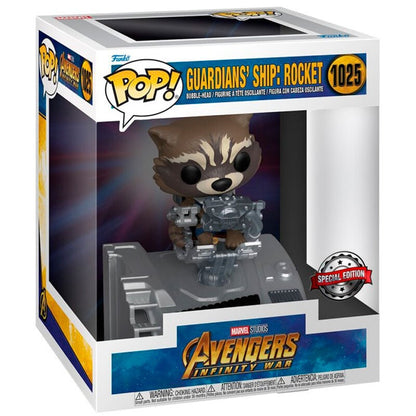 Figura POP Deluxe Marvel Guardianes de la Galaxia Guardians Ship Rocket