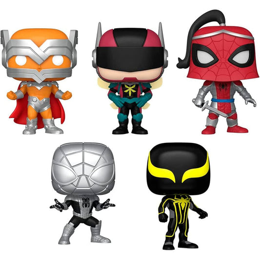 Blister 5 figuras POP Marvel Spiderman Exclusive - imagen 2