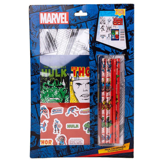 Set papeleria coloreable Vengadores Avengers Marvel - imagen 2