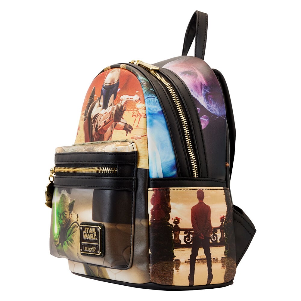 Mochila El Ataque de los Clones Episode II Star Wars Loungefly 26cm - imagen 4