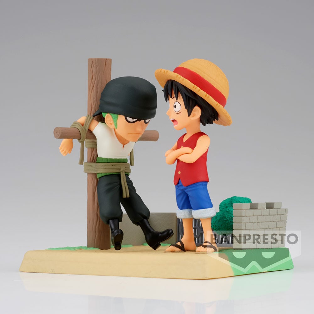 Figura Monkey D Luffy & Roronoa Zoro Log Stories One Piece 7cm - imagen 2