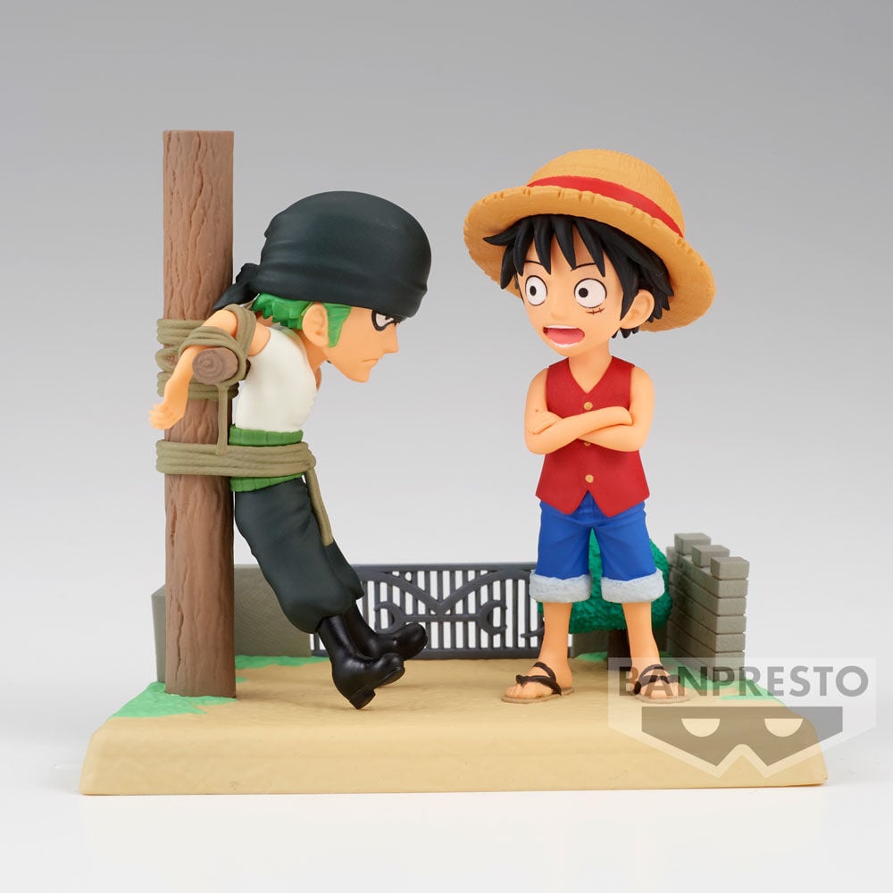 Figura Monkey D Luffy & Roronoa Zoro Log Stories One Piece 7cm - imagen 6