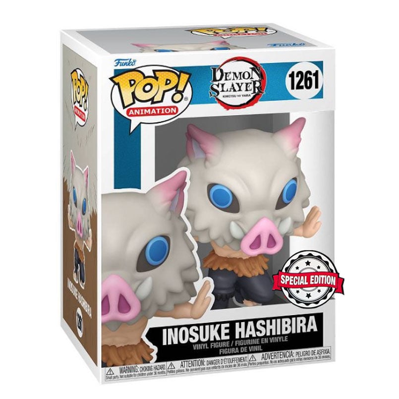 Figura POP Demon Slayer Kimetsu no Yaiba Inosuke Hashibira Exclusive - imagen 2