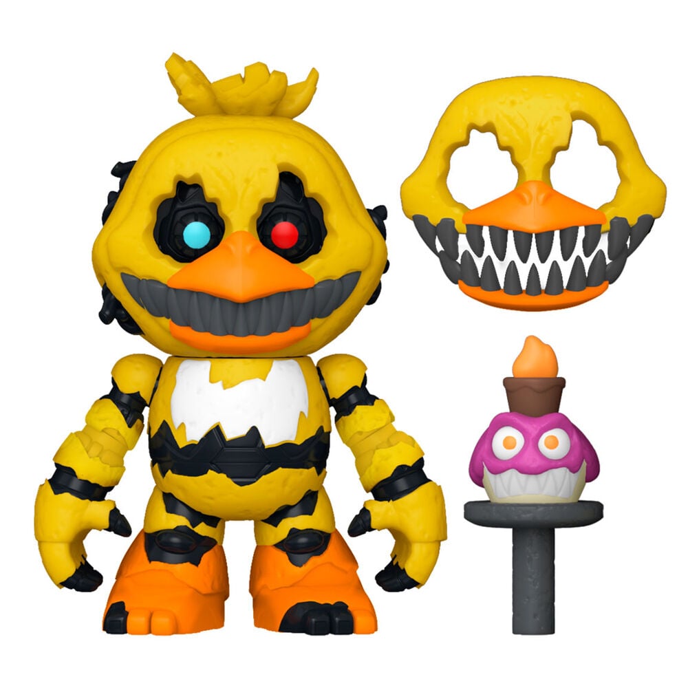 Blister 2 figuras Snaps! Five Nights at Freddys Toy Chica and Nightmare Chica - imagen 3