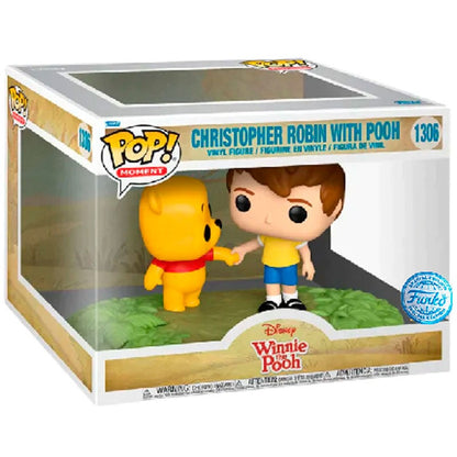Figura POP Moments Disney Winnie the Pooh Christopher Robin with Pooh Exclusive - imagen 2