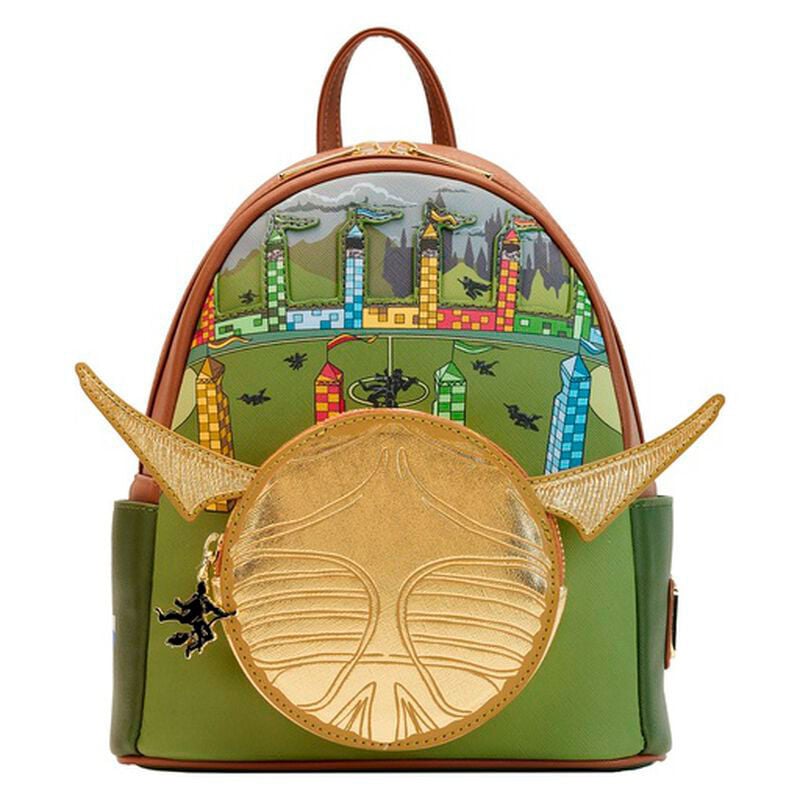 Mochila Snitch Dorada Harry Potter Loungefly 26cm - imagen 5