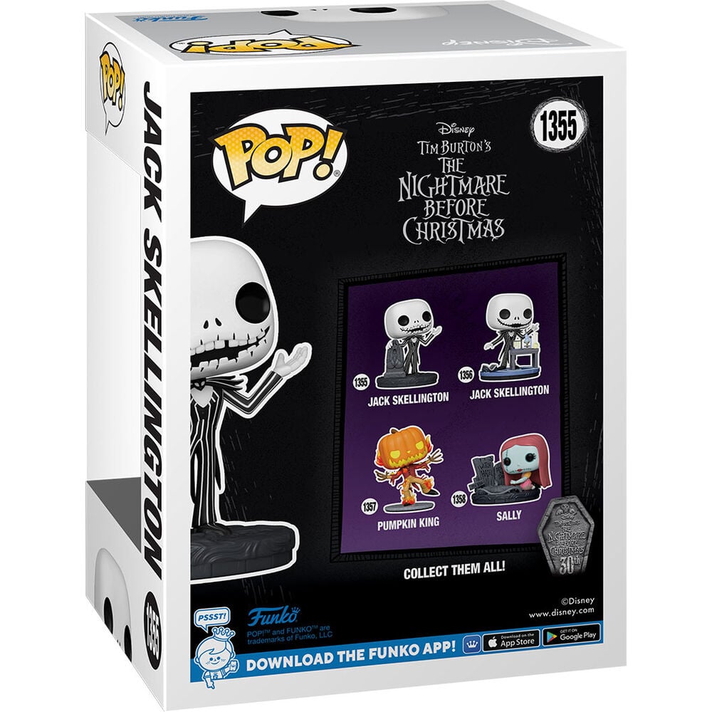 Figura POP Disney Pesadilla Antes de Navidad 30th Anniversary Jack Skellington - imagen 3