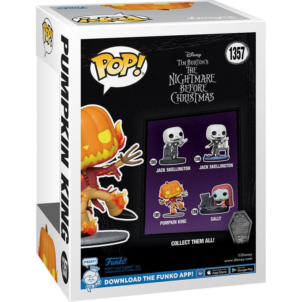 Figura POP Disney Pesadilla Antes de Navidad 30th Anniversary Pumpkin King - imagen 3