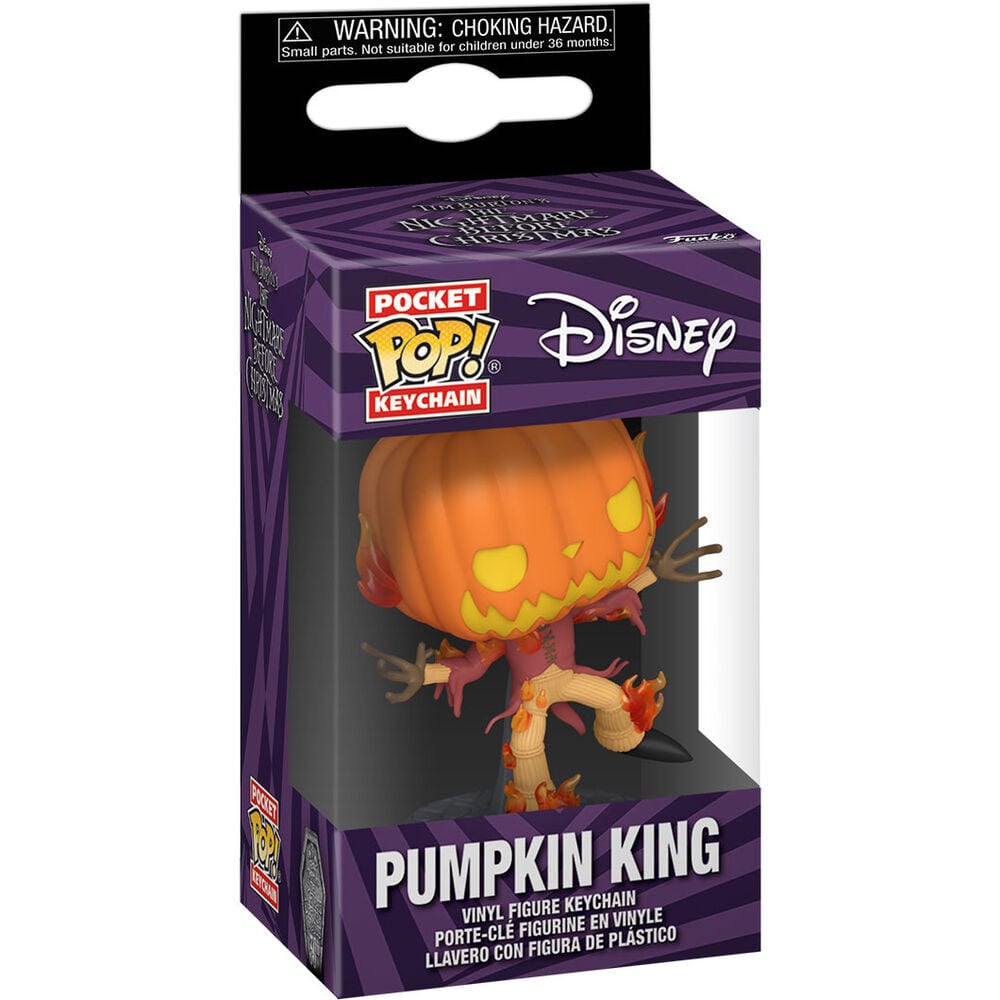 Llavero Pocket POP Disney Pesadilla Antes de Navidad 30th Anniversary Pumpkin