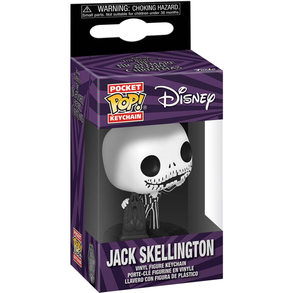 Llavero Pocket POP Disney Pesadilla Antes de Navidad 30th Anniversary Jack