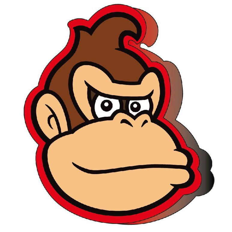 3D Donkey Kong Super Mario Bros Pillow – FRIKIRAMA
