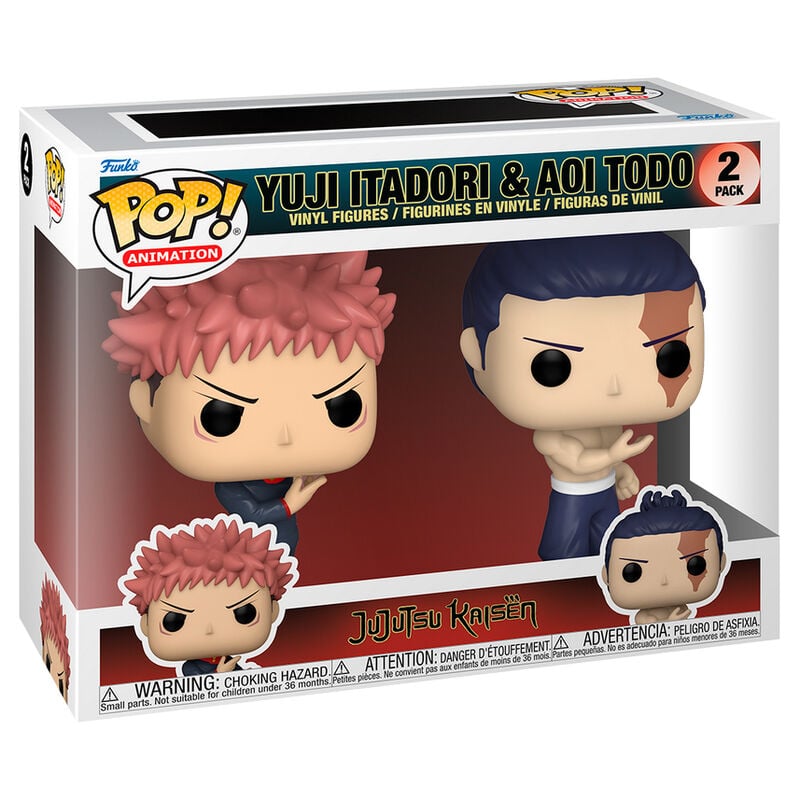 Blister 2 figuras POP Jujutsu Kaisen Yuji Itadori & Aoi Todo - imagen 4