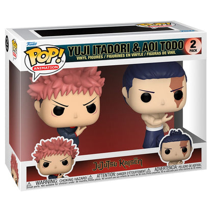 Blister 2 figuras POP Jujutsu Kaisen Yuji Itadori & Aoi Todo - imagen 4