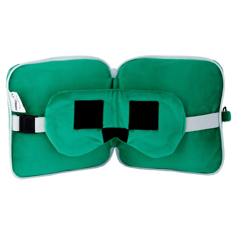 Almohada viaje antifaz Creeper Minecraft Relaxeazzz - imagen 2