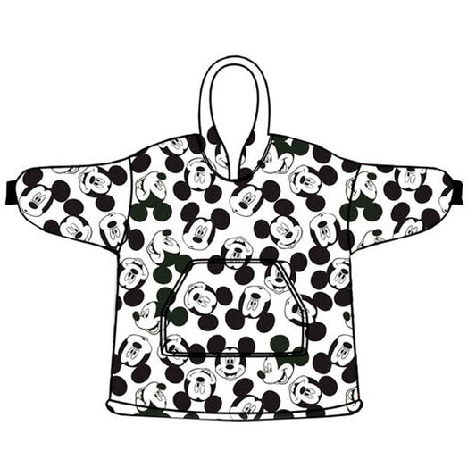 Bata sudadera oversize Mickey Disney coral adulto