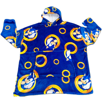 Bata sudadera oversize Sonic the Hedgehog coral adulto - imagen 2