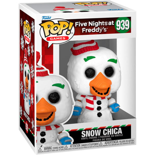 Figura POP Five Nights at Freddys Holiday Snow Chica - imagen 2