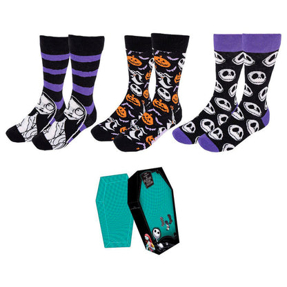 Set 3 calcetines Pesadilla Antes de Navidad Disney - imagen 4