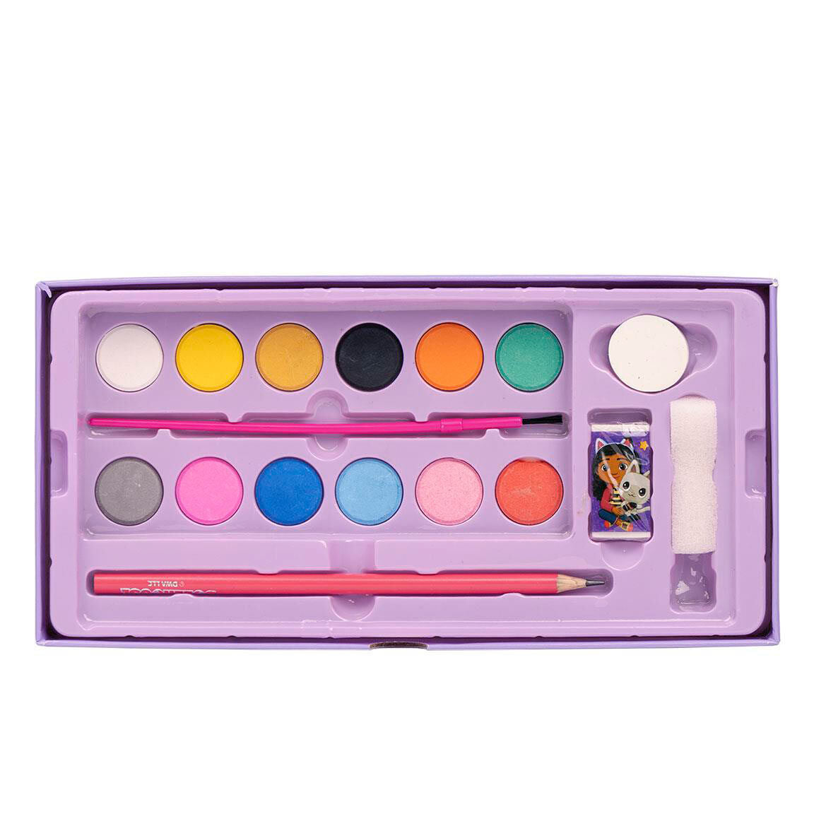 Maletin papeleria coloreable La Casa de Muñecas de Gabby