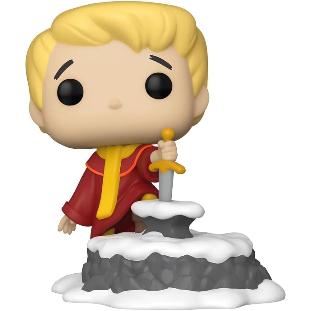 Figura POP Deluxe Disney La espada en la piedra Arthur Pulling Excalibur