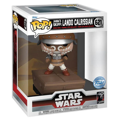 Figura POP Deluxe Star Wars Jabba Skiff Lando Calrissian Exclusive - imagen 2