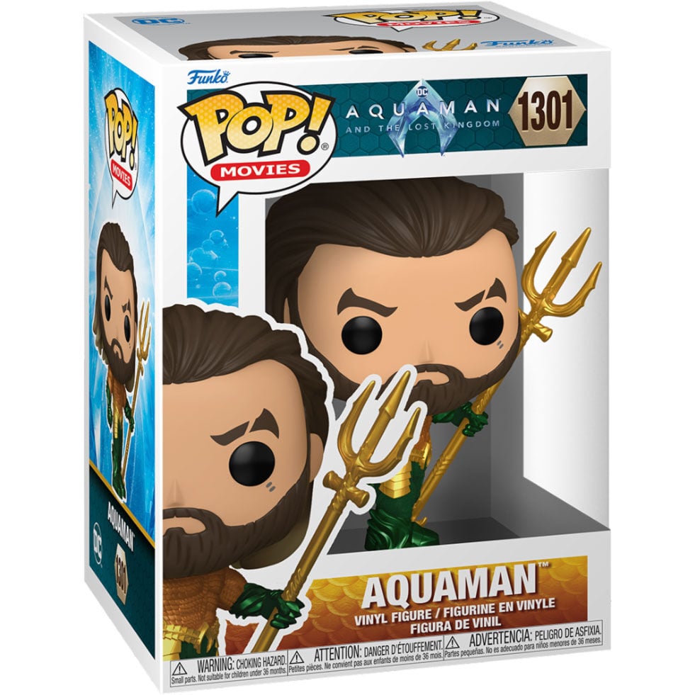 Figura POP DC Comics Aquaman y el Reino Perdido Aquaman - imagen 2