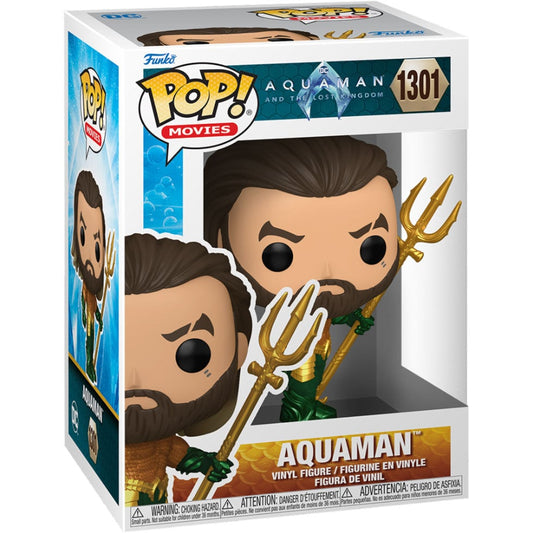 Figura POP DC Comics Aquaman y el Reino Perdido Aquaman - imagen 2