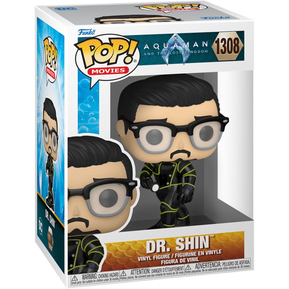 Figura POP DC Comics Aquaman y el Reino Perdido Dr. Shin - imagen 2