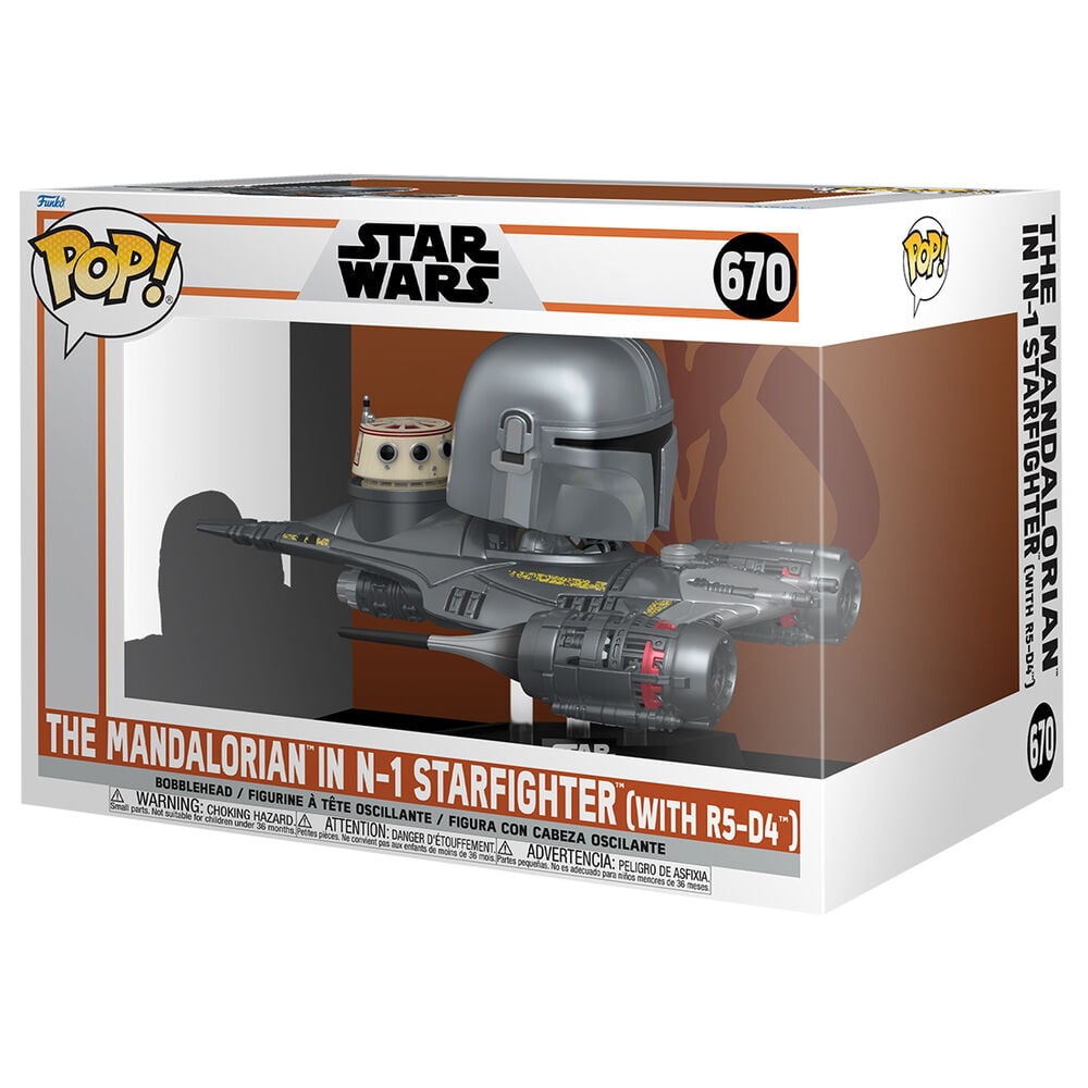 Figura POP Rides Deluxe Star Wars Mandalorian 9 the Mandalorian in N-1 - imagen 2