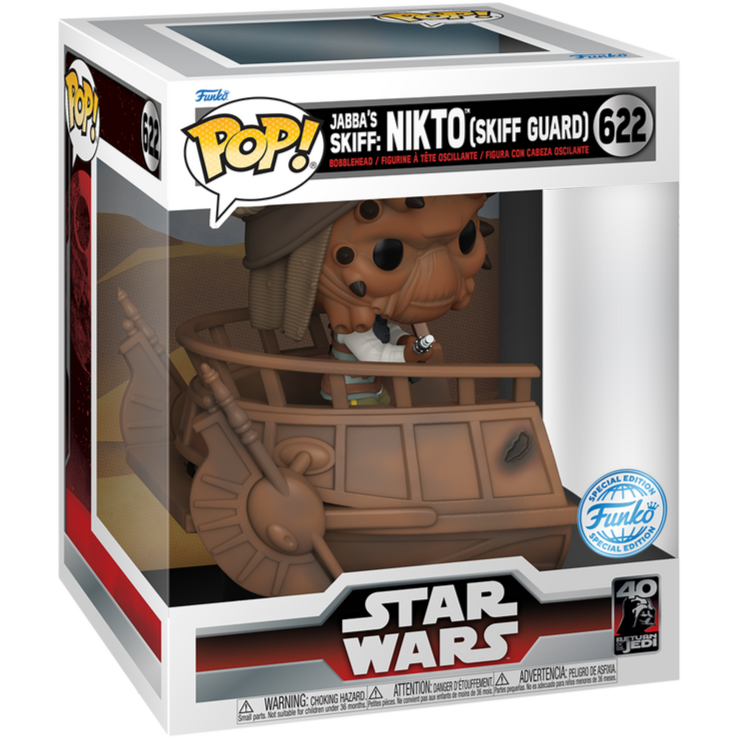 Figura POP Deluxe Star Wars Nikto Skiff Guard Exclusive