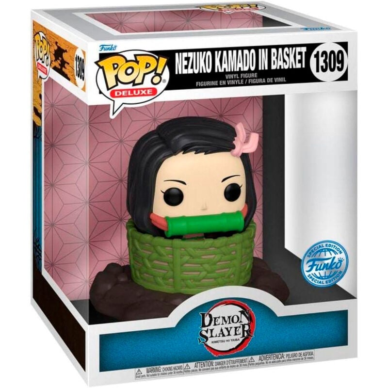 Figura POP Deluxe Demon Slayer Kimetsu no Yaiba Nezuko Kamado in Basket
