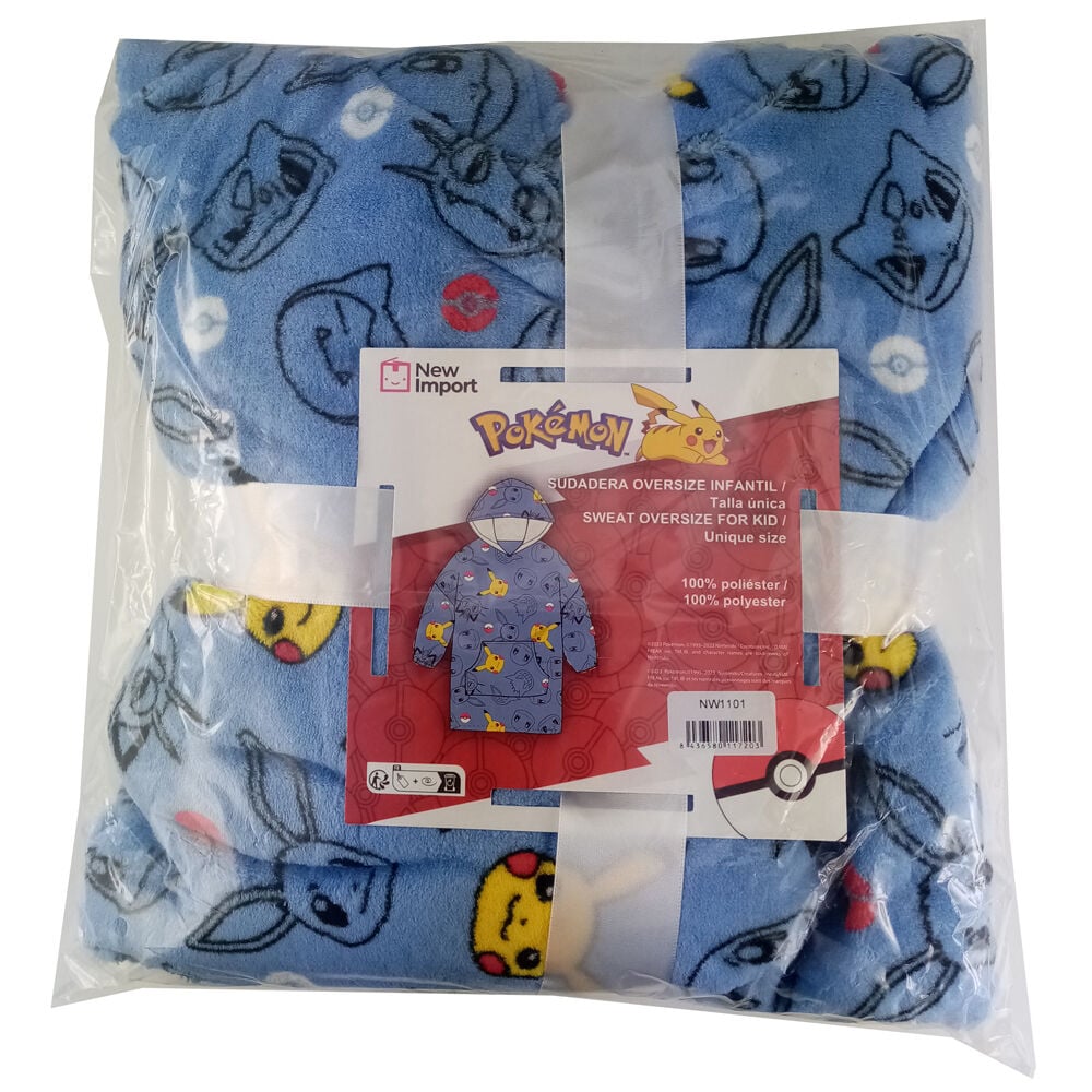 Bata sudadera oversize Pokemon coral infantil - imagen 2