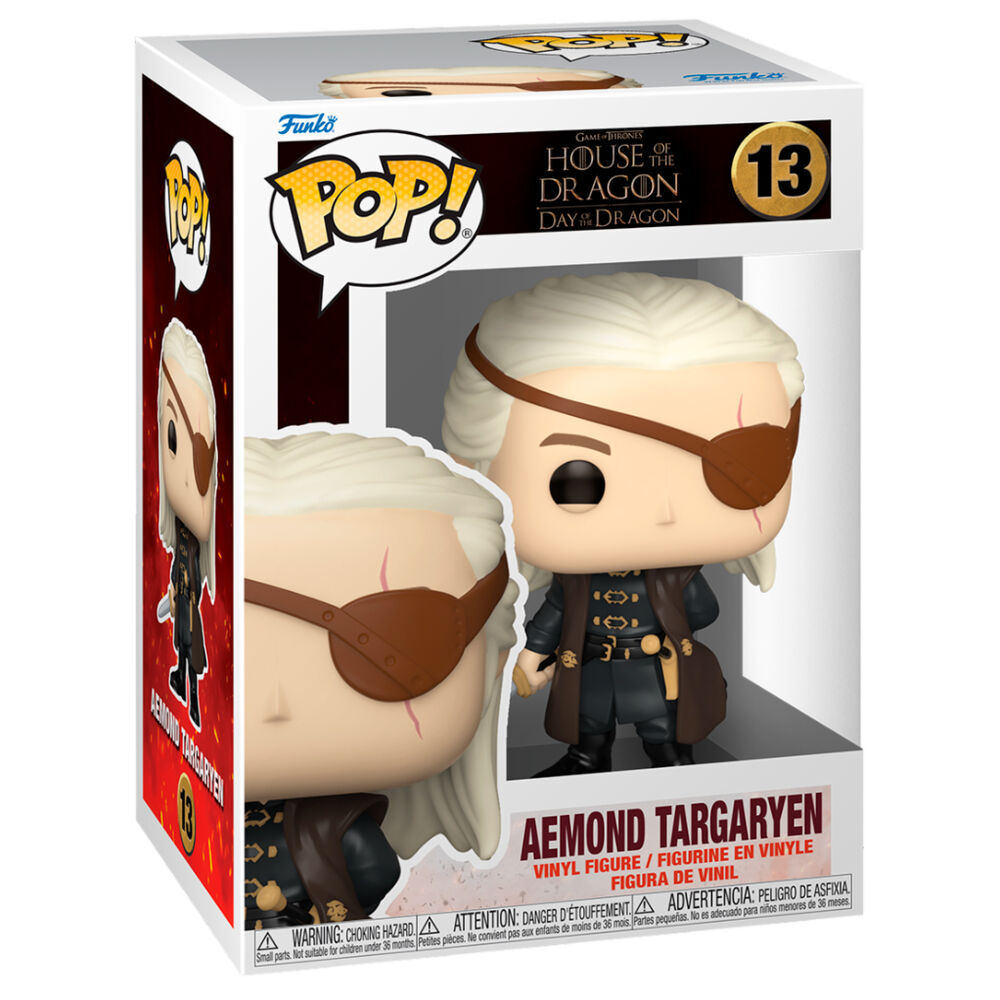 Figura POP House of the Dragon Aemond Targaryen 5 + 1 Chase - imagen 2