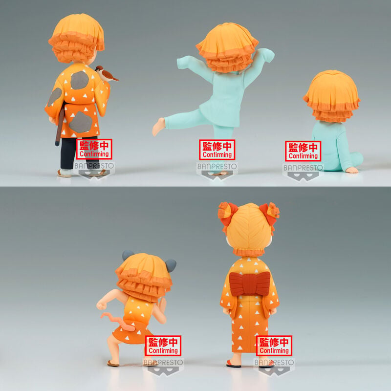 Figura Zenitsu Agatsuma World Collectable Demon Slayer Kimetsu No Yaiba 7cm - imagen 4