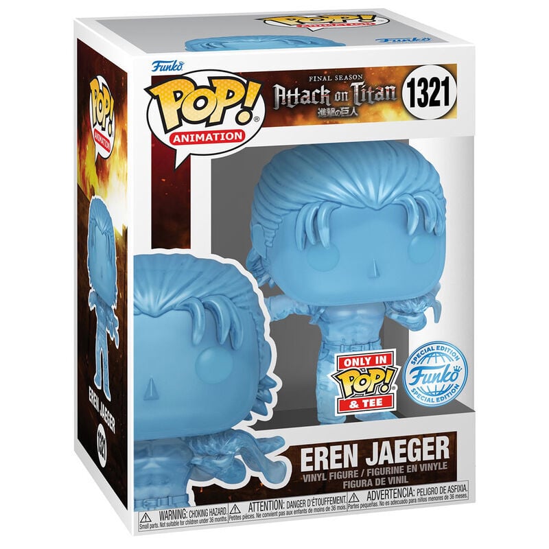 Set figura POP & Tee Attack on Titan Eren Exclusive - imagen 2